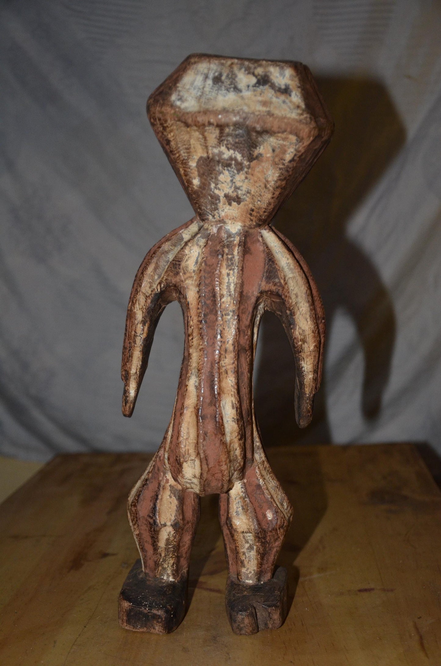 Authentic Mbole Statue | Congolese Tribal Art | Hand-Carved Wood Sculpture