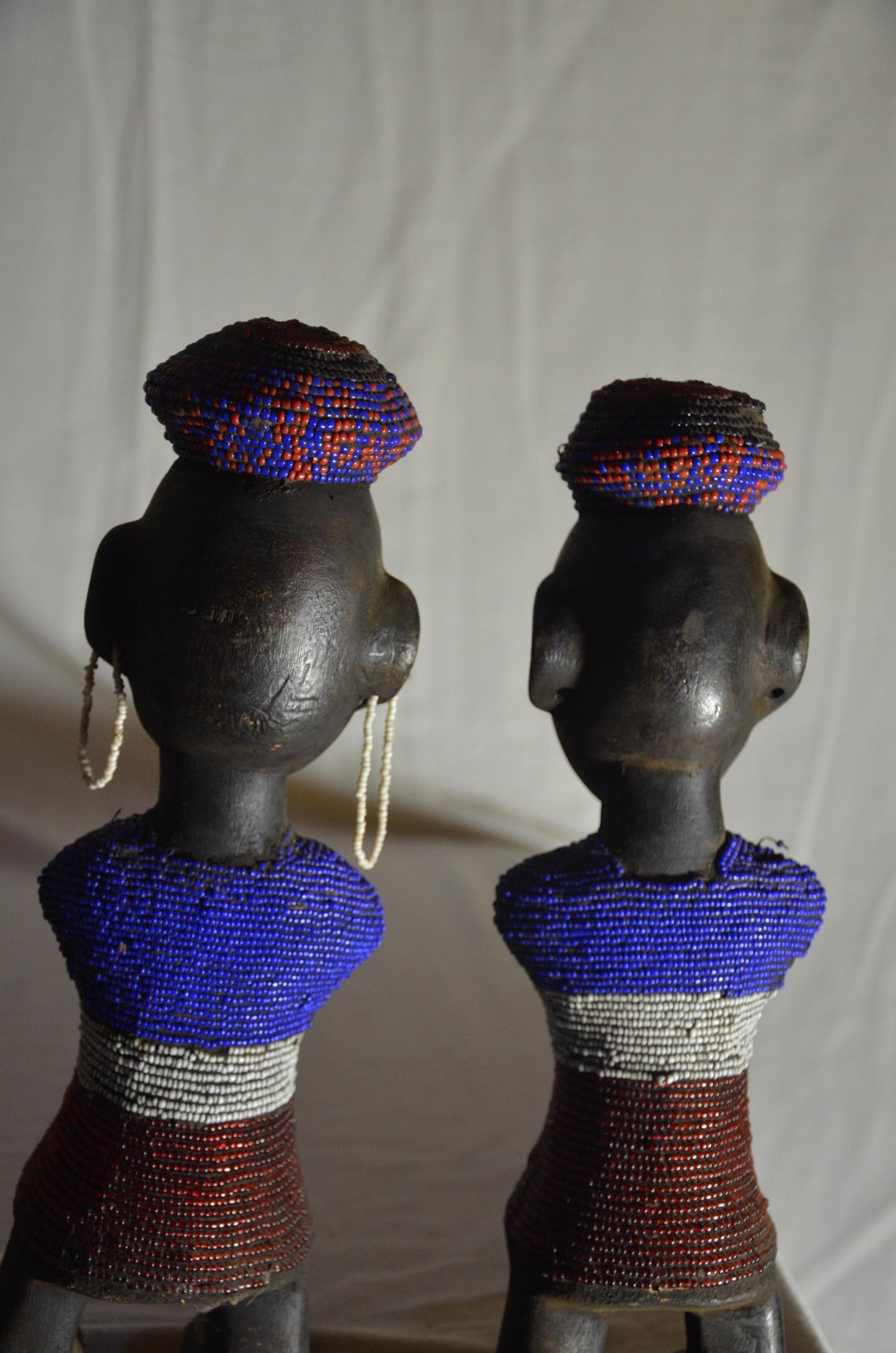 Authentic Azande Couple Statue | African Tribal Art | Hand-Carved Wood