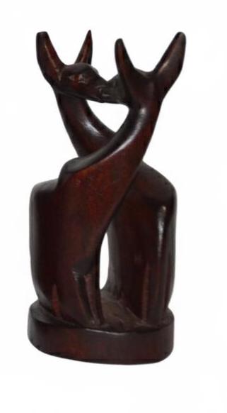 Impala – Hand-Carved Wooden Sculpture