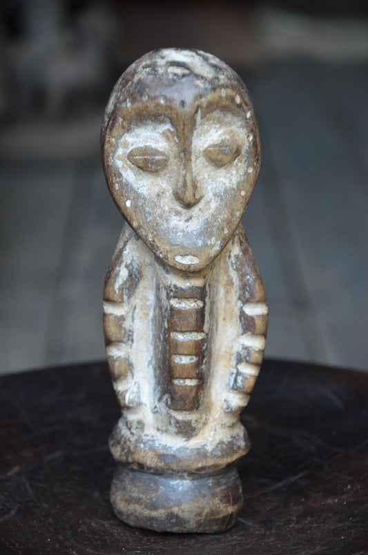 Authentic Lega Initiation Figure | Congolese Tribal Wood Art