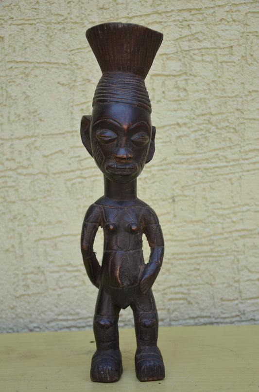 Authentic Mangbetu Female Figure | Congolese Art
