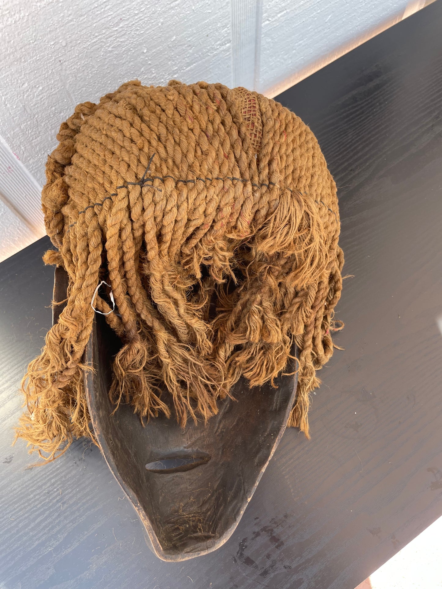 African Chokwe Mwana Pwo Mask Hand Carved Tribal Ancestor Wall Decor Housewarming Gift