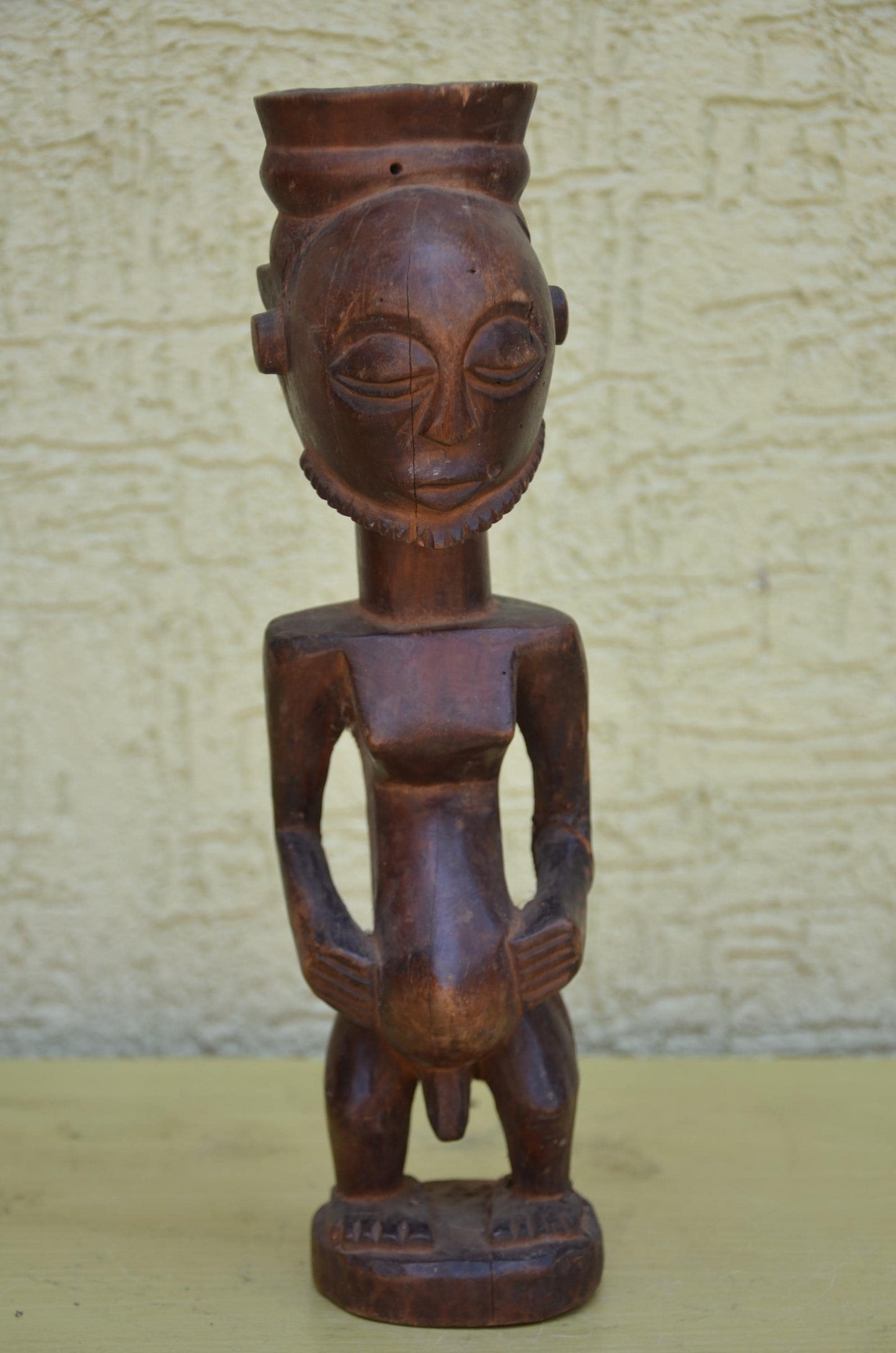 Authentic Hemba Luba Male Ancestor Figure | Congolese Art