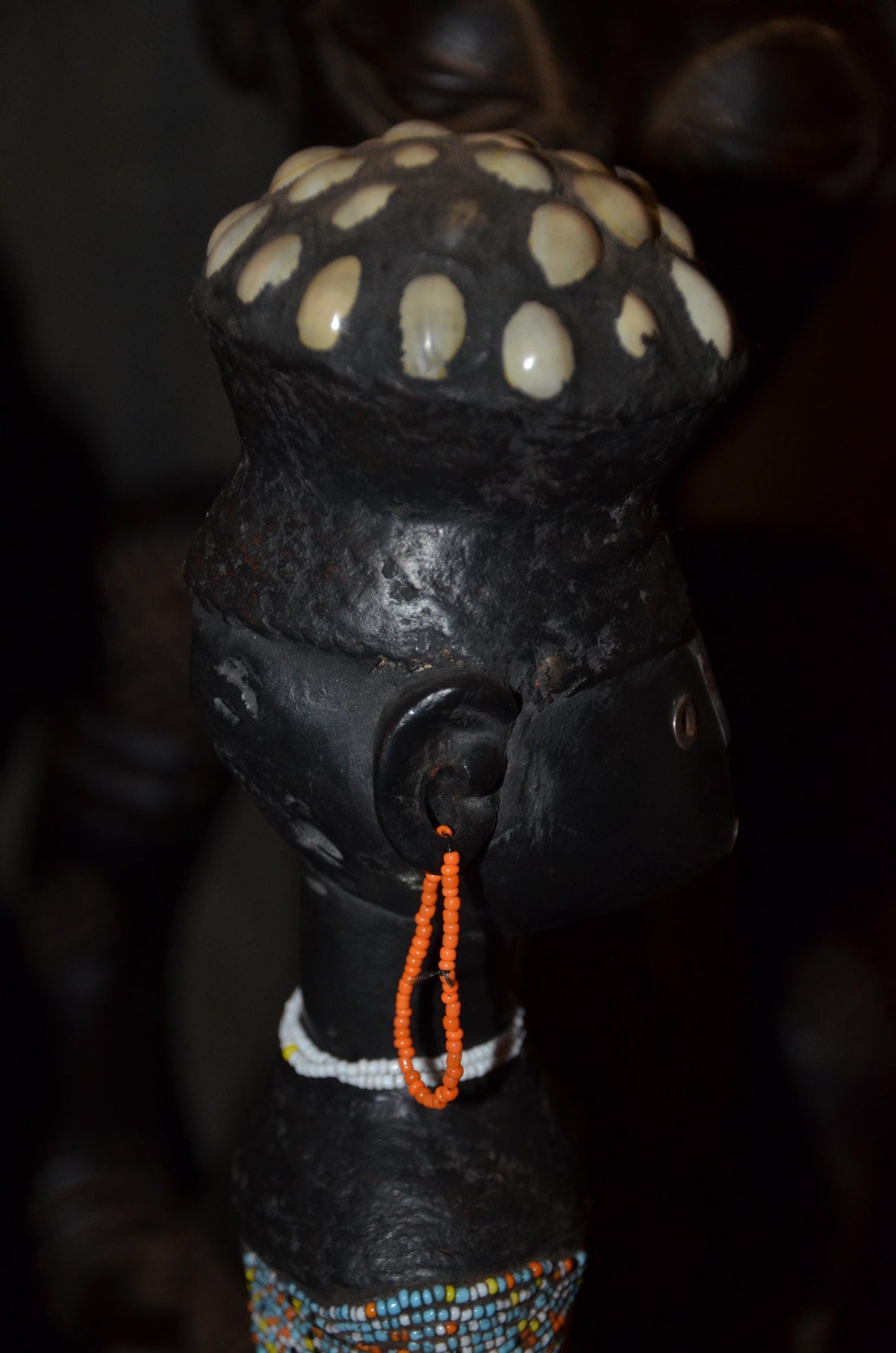 Authentic Namji Beaded Fertility Doll | Cameroonian Tribal Art