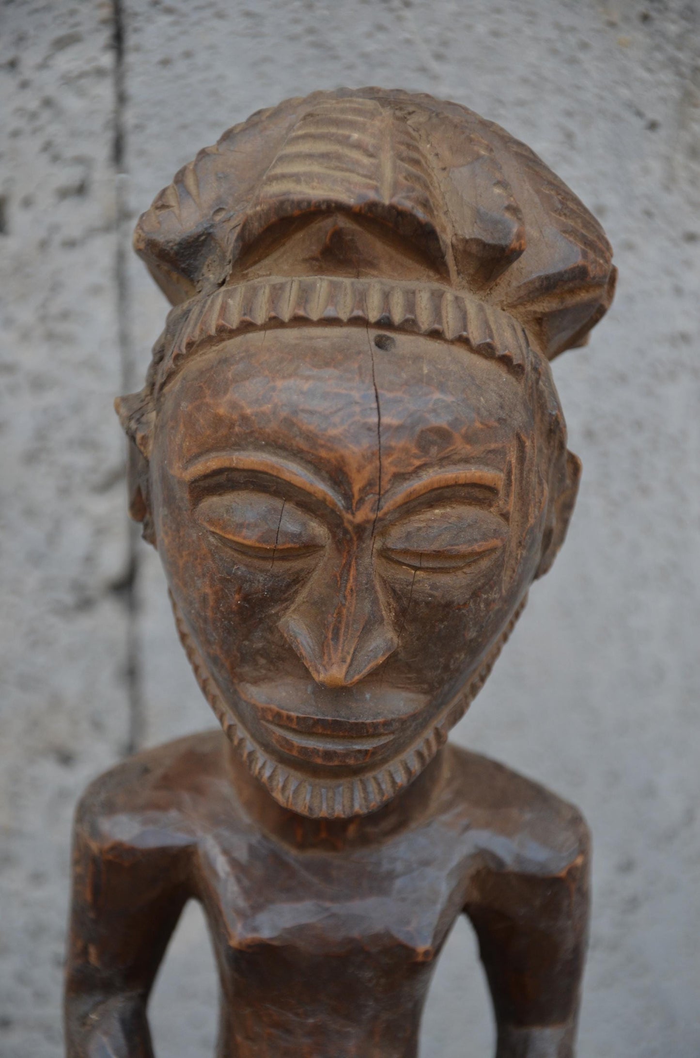 Authentic Hemba Male Ancestor Figure | Congolese Tribal Art | Singiti