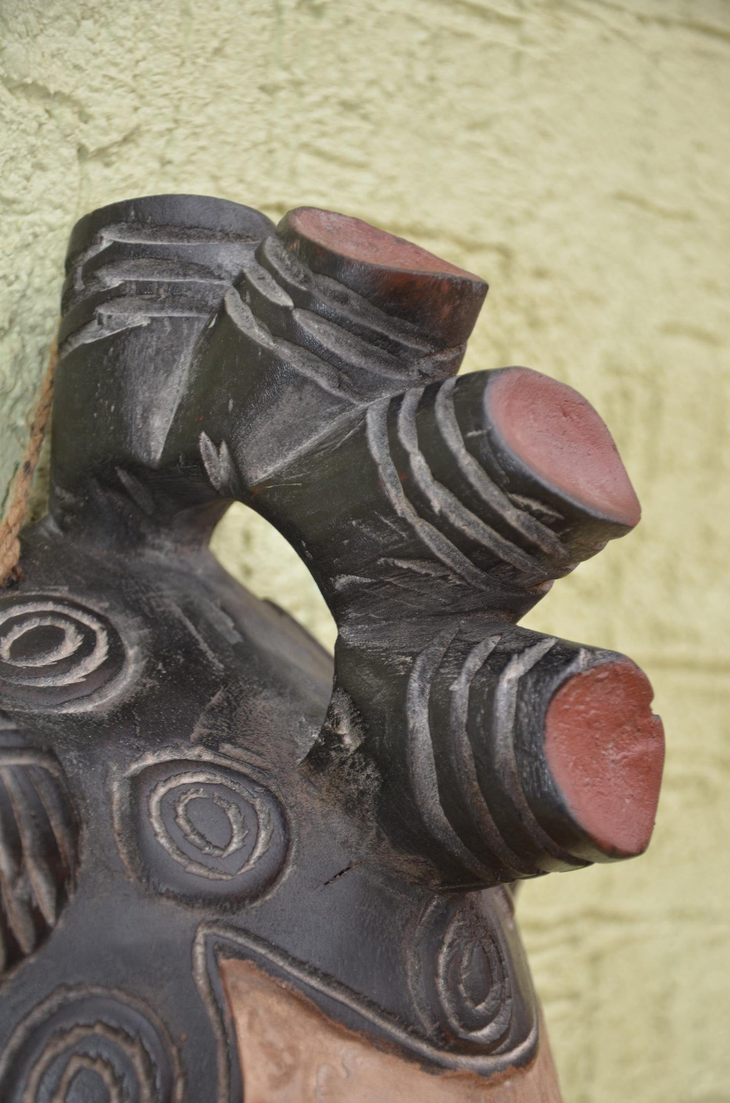 Punu Okuyi Mask | African White-Faced Tribal Art