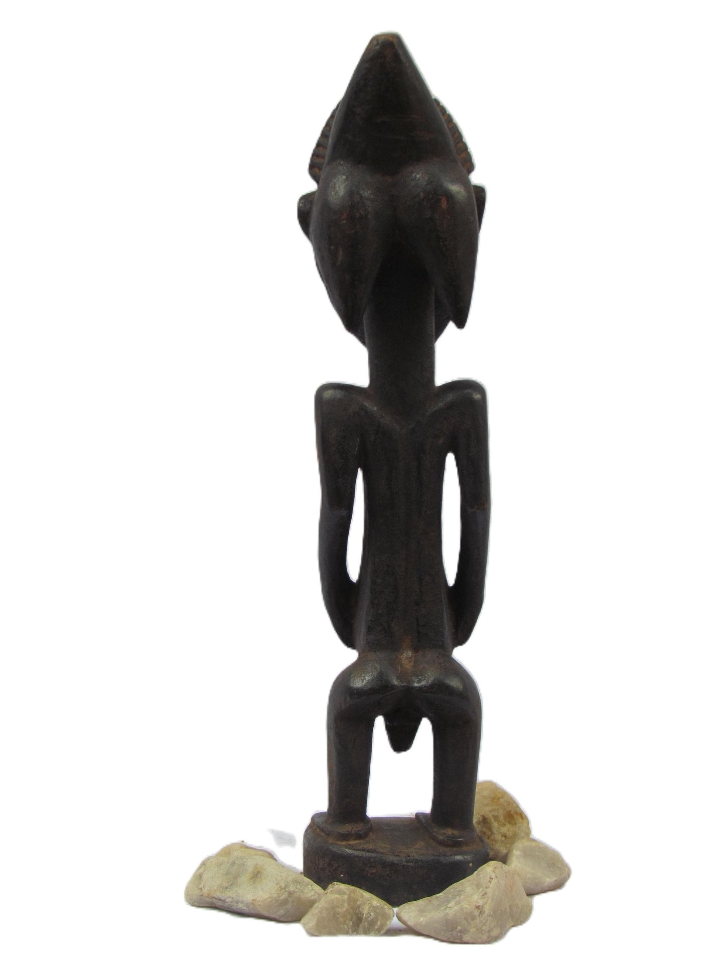 Figure d'ancêtre masculin Hemba – Sculpture tribale Singiti – Art africain sculpté à la main du Congo belge (RDC)