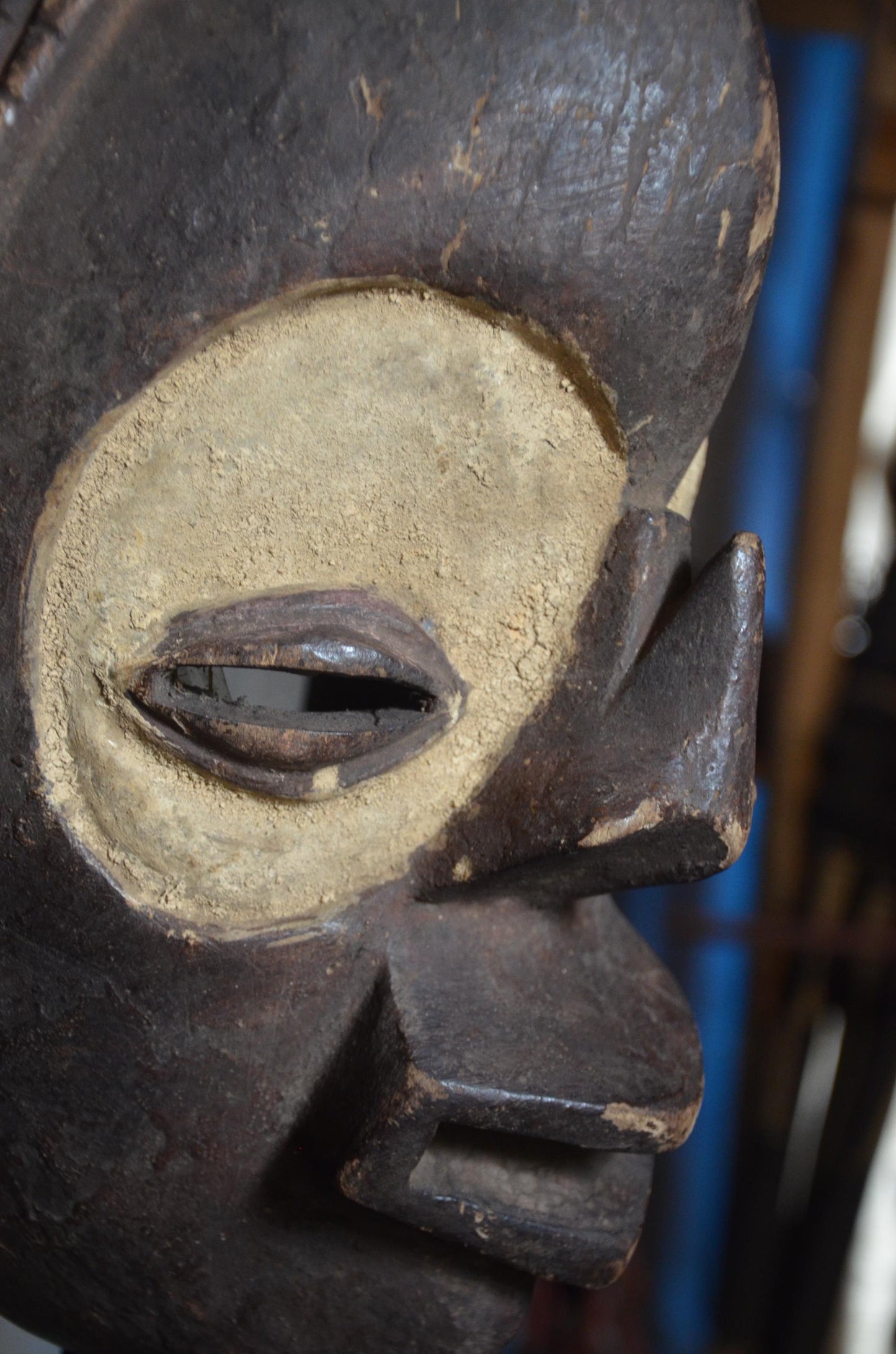 Authentic Hemba "Soko Mutu" Mask | Congolese Tribal Art