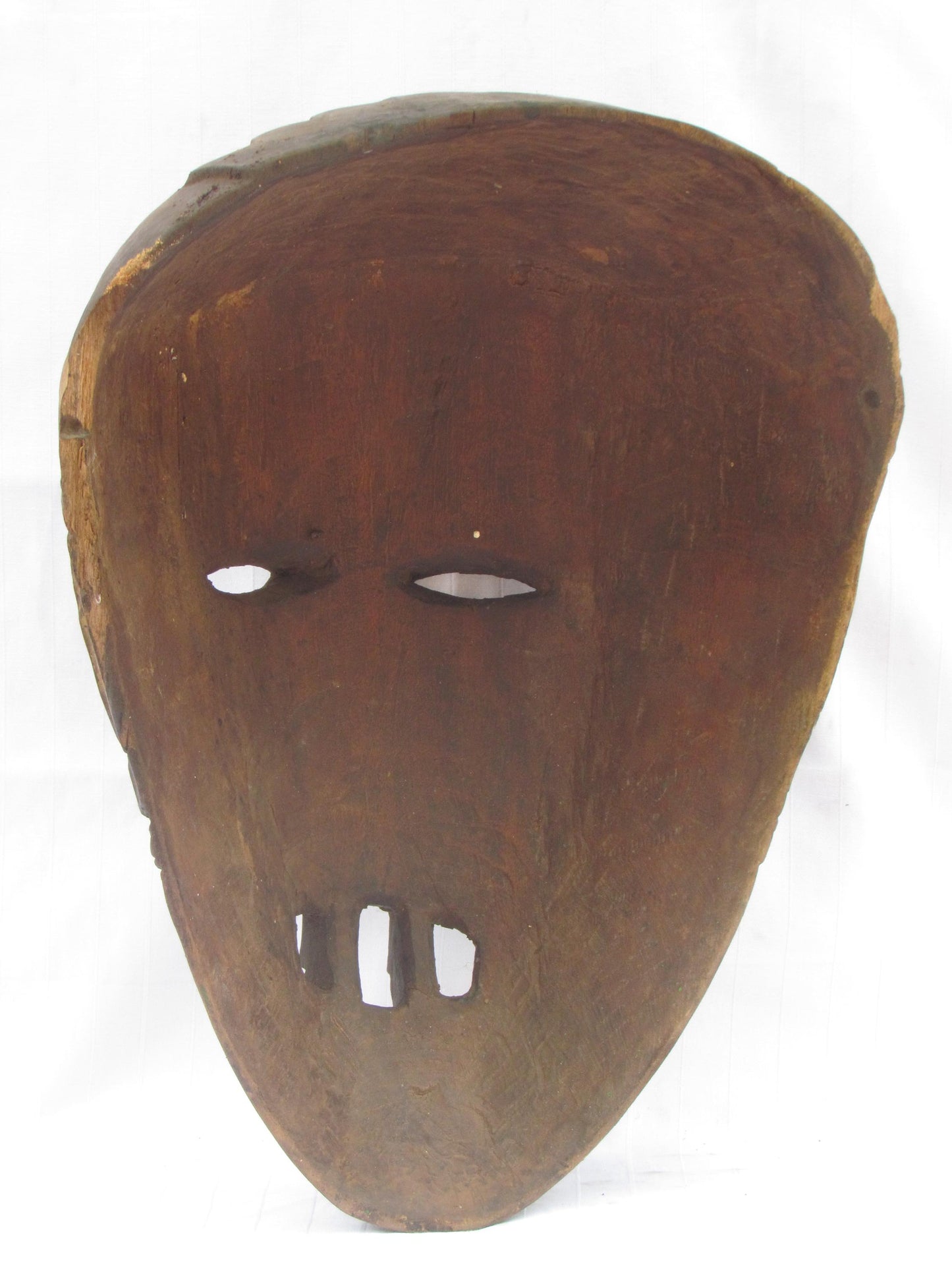 Hand carved wall hanging African traditional wooden mask from D.R.C