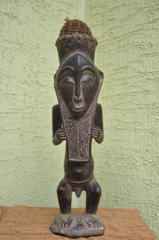 Authentic Pende/Mbagani Ancestral Figure | Congolese Tribal Art