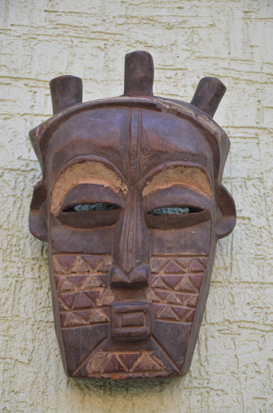 Authentic Chokwe Face Mask | African Tribal Art