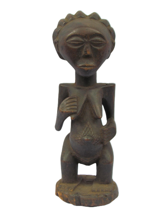 Figure féminine Luba, République démocratique du Congo et Zambie