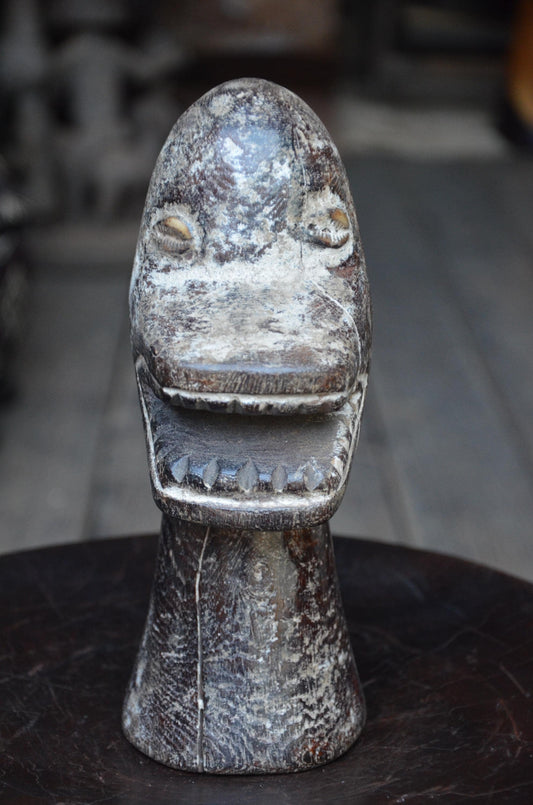 Authentic Lega Animal Sculpture | Tribal Wood Carving | Congolese Art