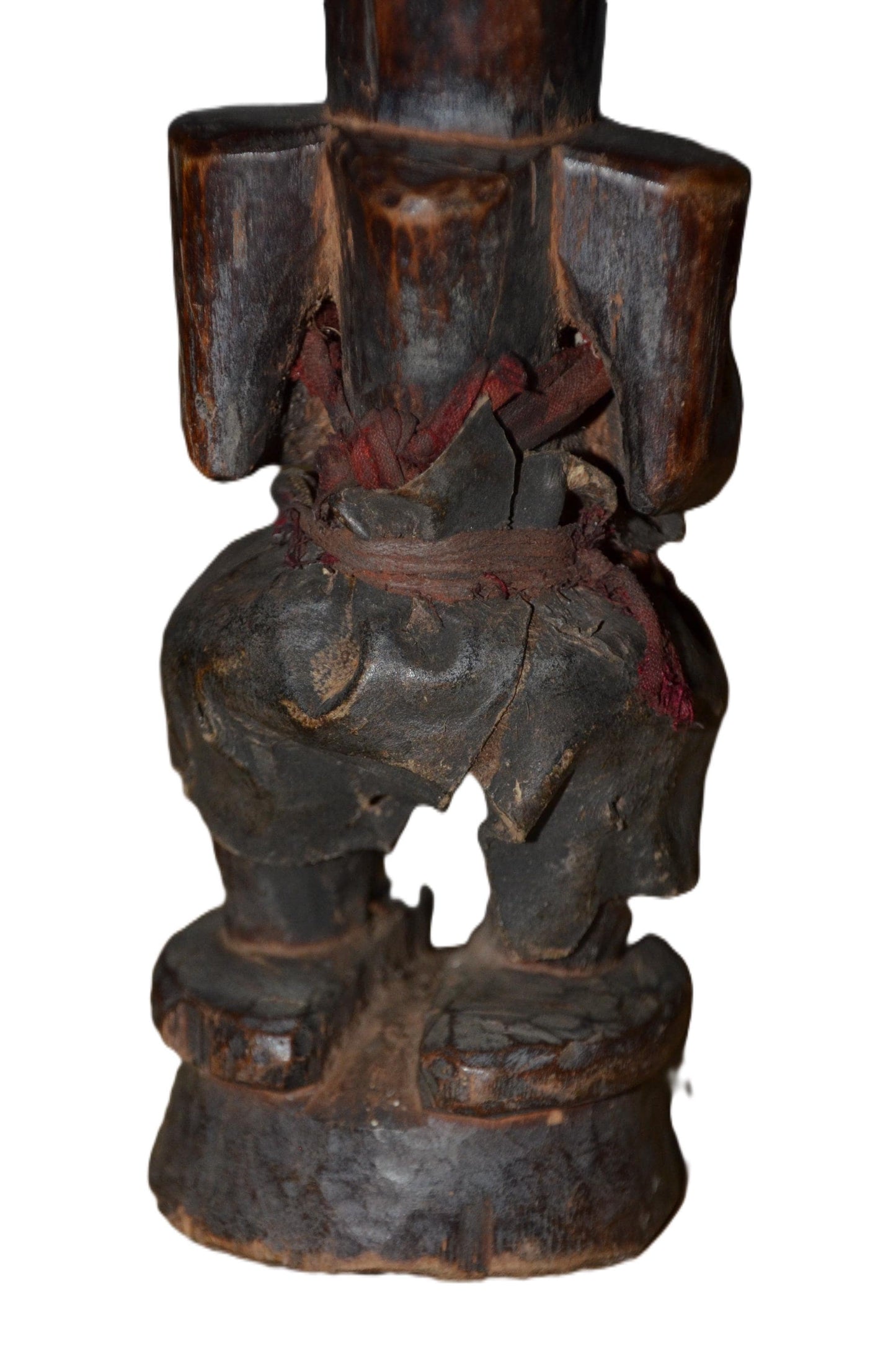 Authentic Suku Statue | Congolese Tribal Art | Hand-Carved Wood Sculpture