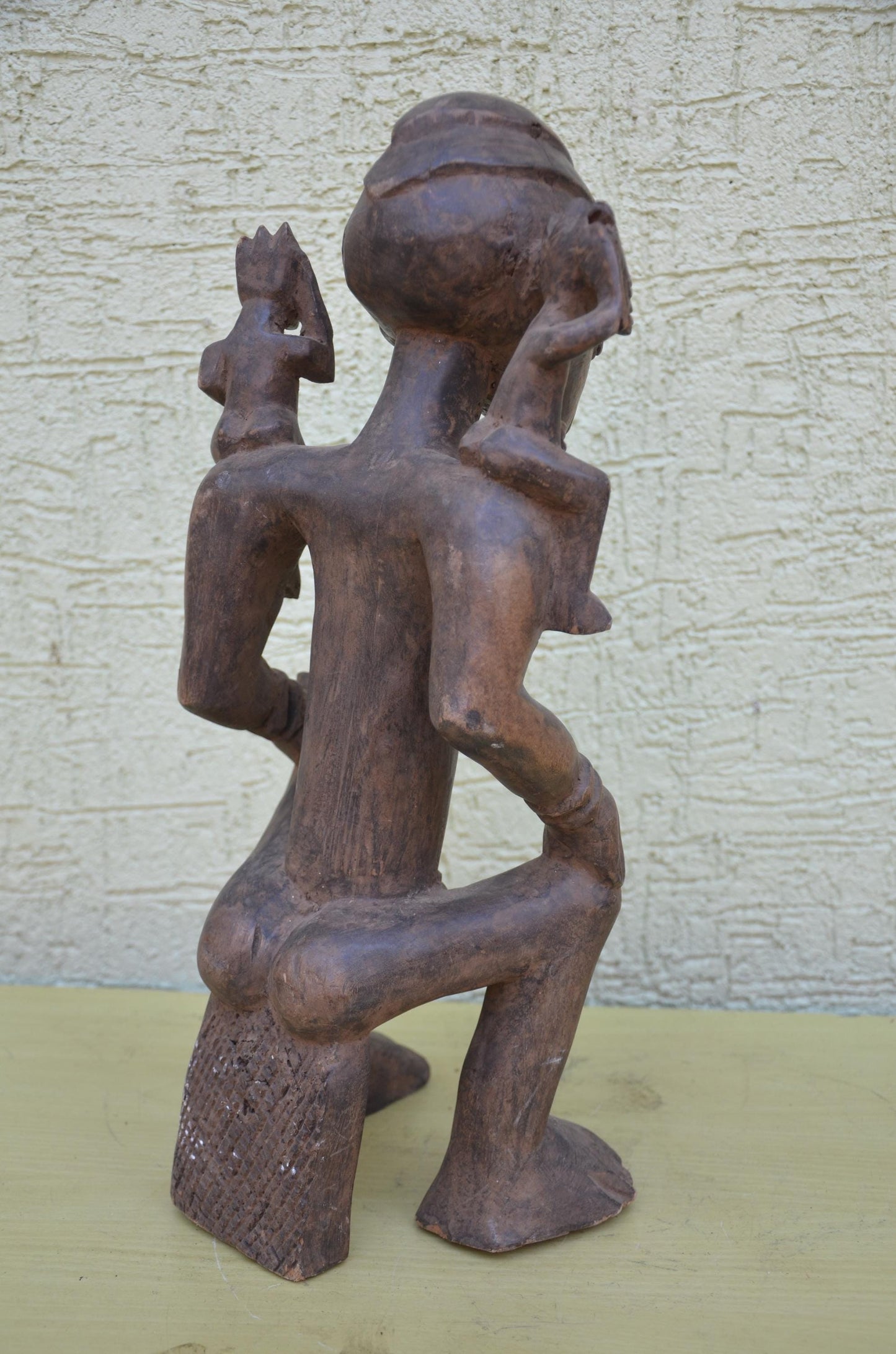Authentic Yoruba Maternity Figure | Nigerian Tribal Art