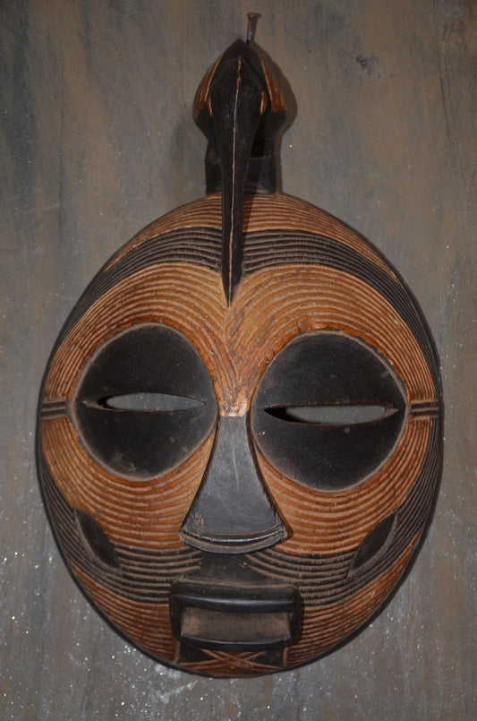 Authentic Luba "Kifwebe" Bird Mask | Congolese Tribal Art