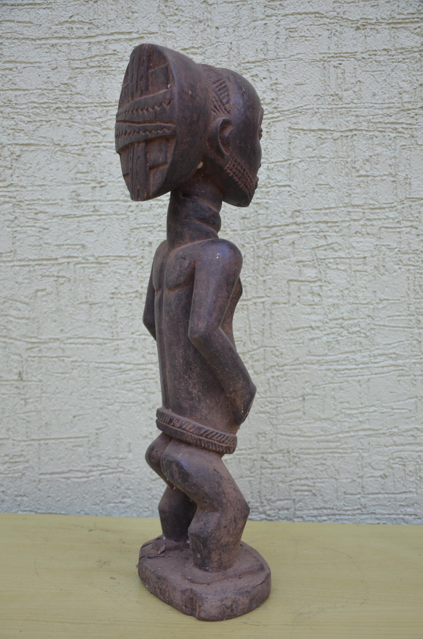 Large Hemba Luba Male Ancestor Statue | DRC Tribal Art