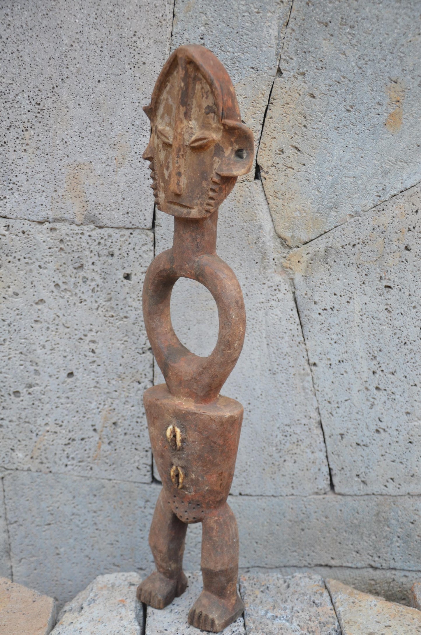 Authentic Mumuye Ancestor Figure | Nigerian Tribal Art | Abstract