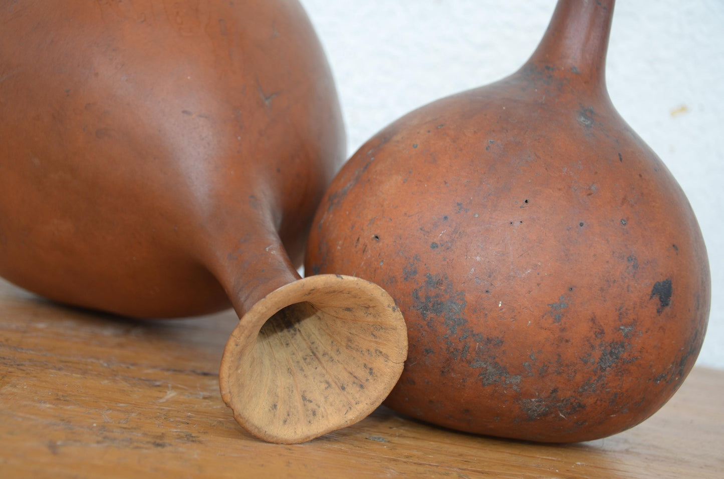 Handcrafted African Calabash Gourd Set | Traditional Natural Art Accent