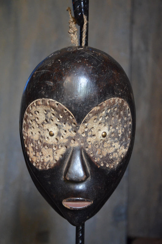 Authentic Lega Mask | Idumu Ancestral Art | Congo Tribal Woodcarving