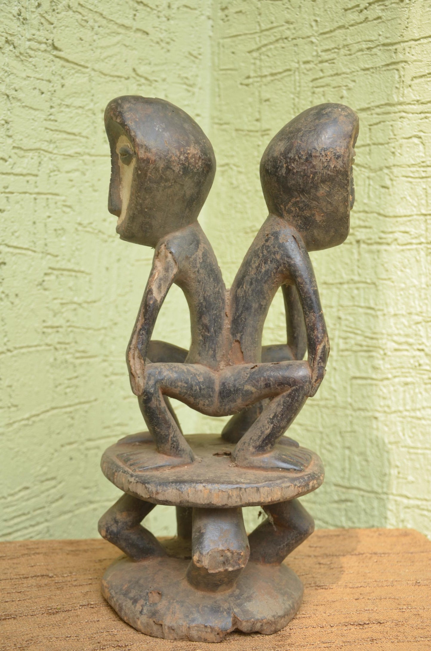 Authentic Lega Janus Figure | Congolese Philosophical Art
