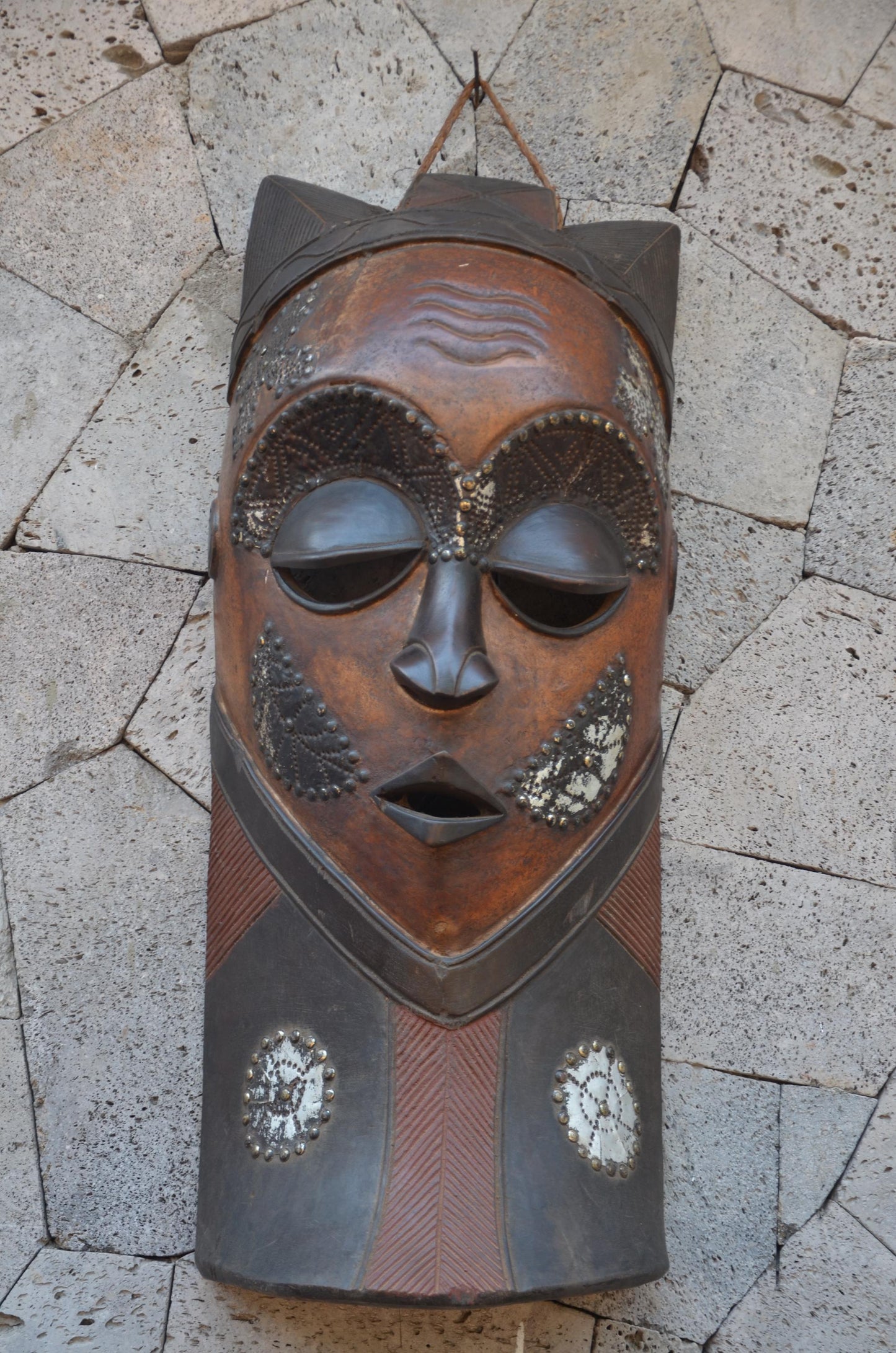 Authentic Pende Mask | Large Congolese Tribal Art | Statement Piece