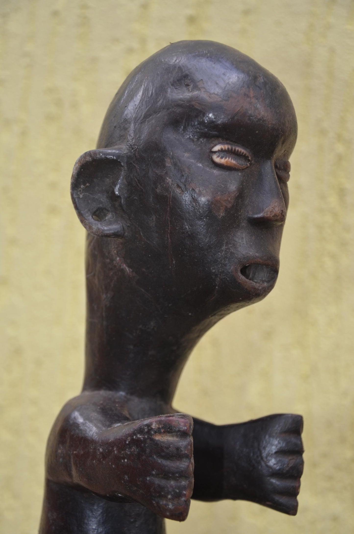 Azande Couple Statues – 18" Zande Hand-Carved Wood Congo Figures – Tribal Art.