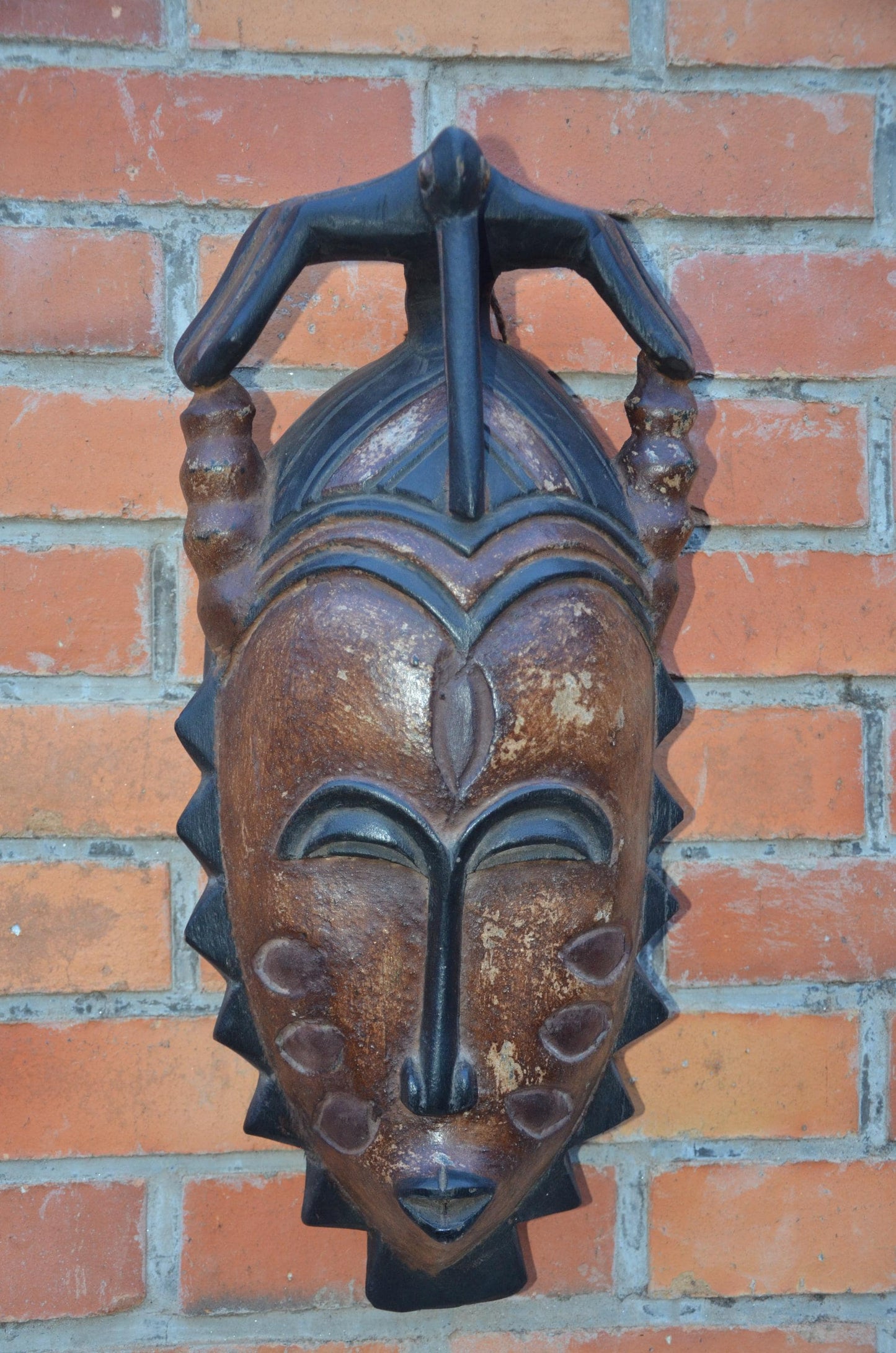 Authentic Guro Portrait Mask | Hand-Carved Ivorian Tribal Art