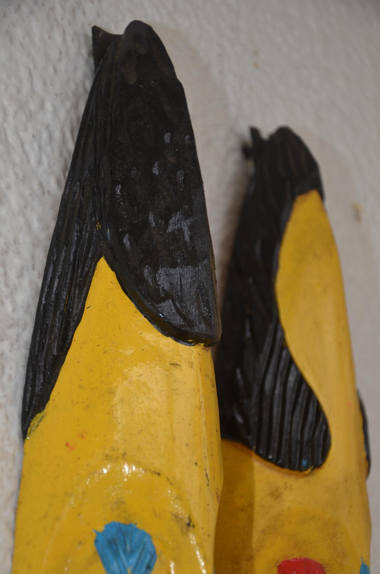 Hand-Carved Nyiginya Kingdom Wooden Facemask Couple | African Tribal Wall Art Decor