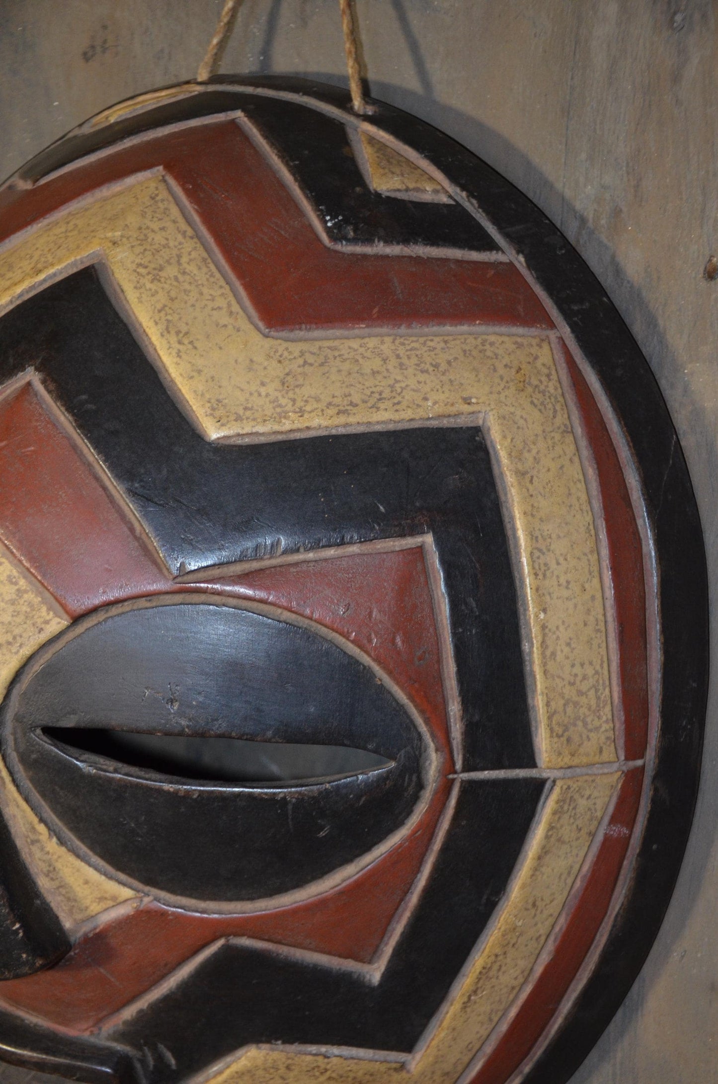 Authentic Songye Kifwebe Mask | Congolese Tribal Art | Hand-Carved