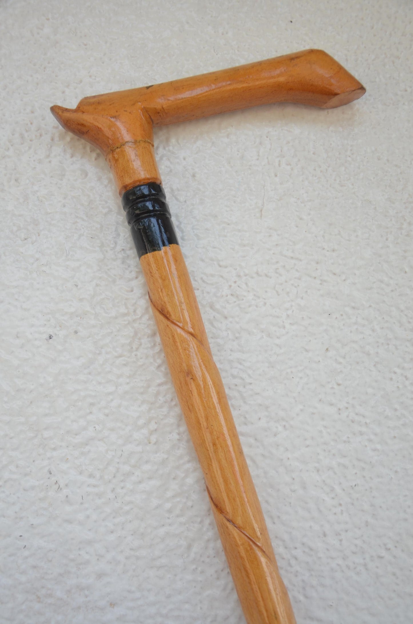 Handcrafted African Royal Walking Stick | Traditional Wooden Cane and Staff