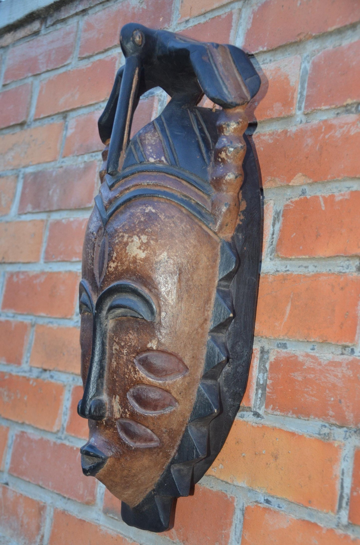 Authentic Guro Portrait Mask | Hand-Carved Ivorian Tribal Art