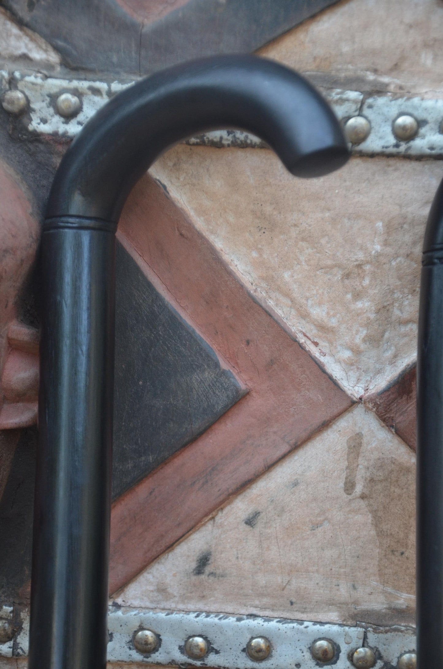 Hand-Carved African Walking Cane | Artisanal Wooden Staff | Tribal Wood Art