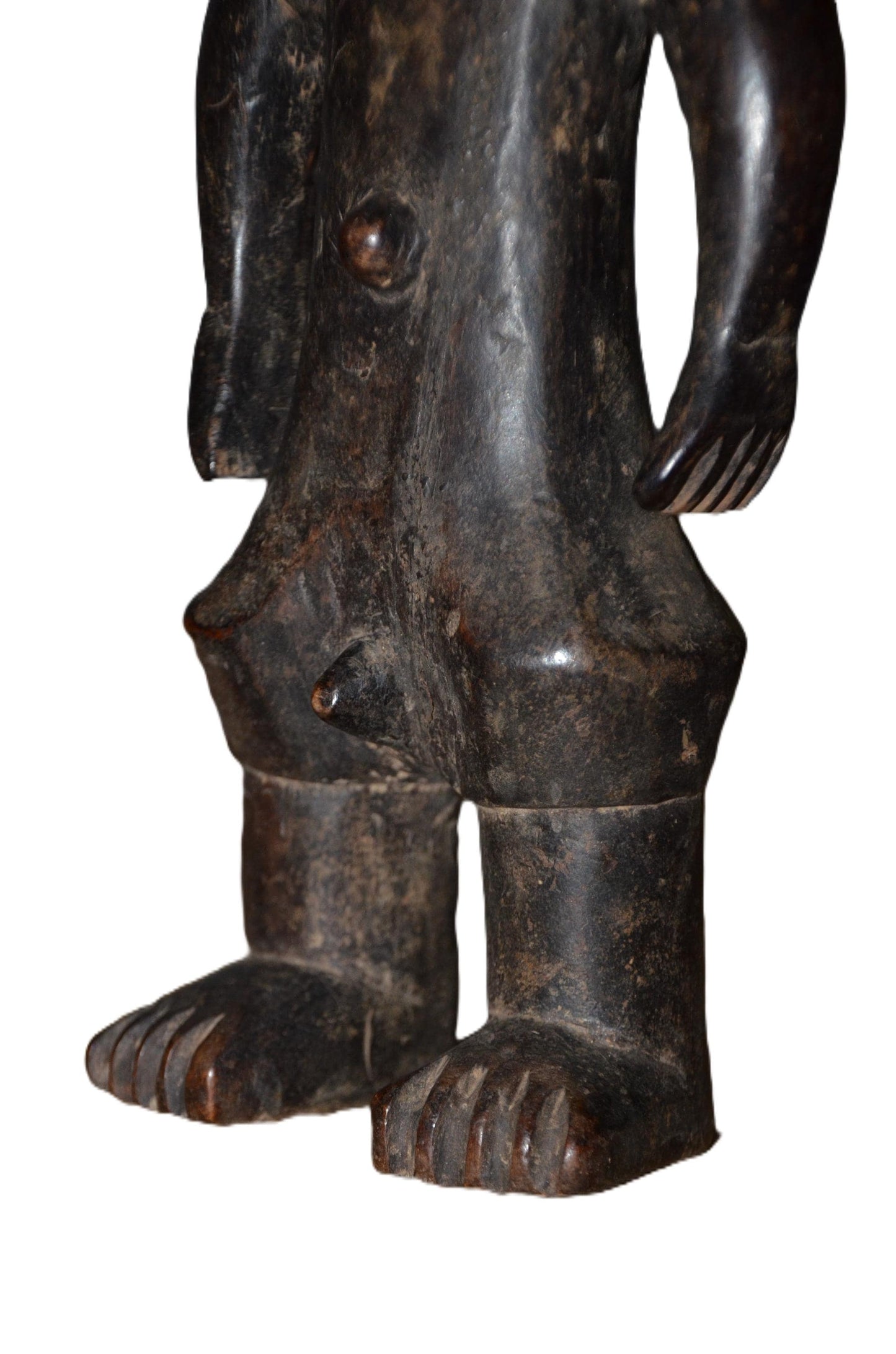 Authentic Mbole Statue | Congolese Tribal Art | Minimalist Wood Sculpture