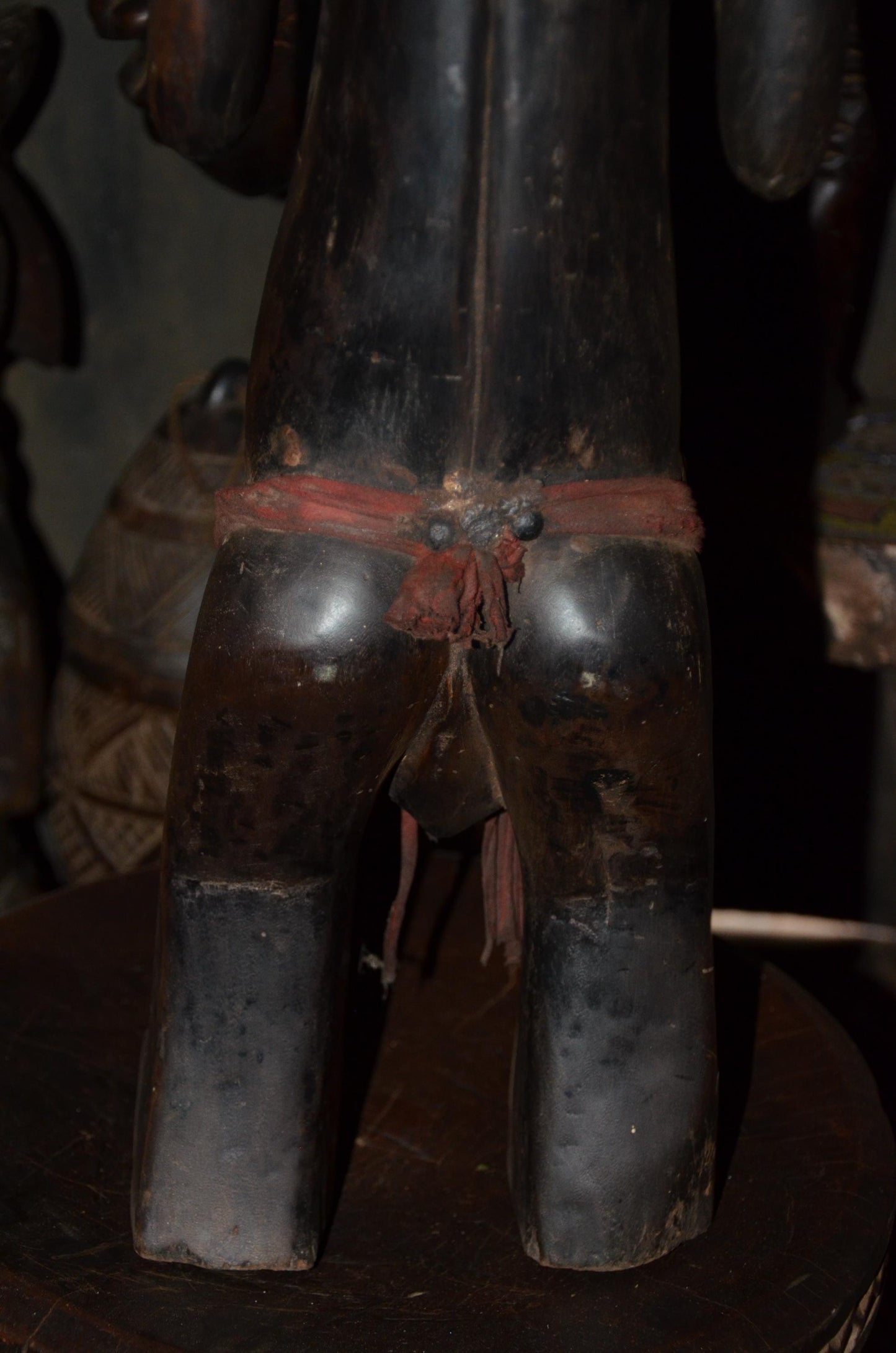 Authentic Luba Ancestor Figure | Female Tribal Sculpture | Congolese Wood Art