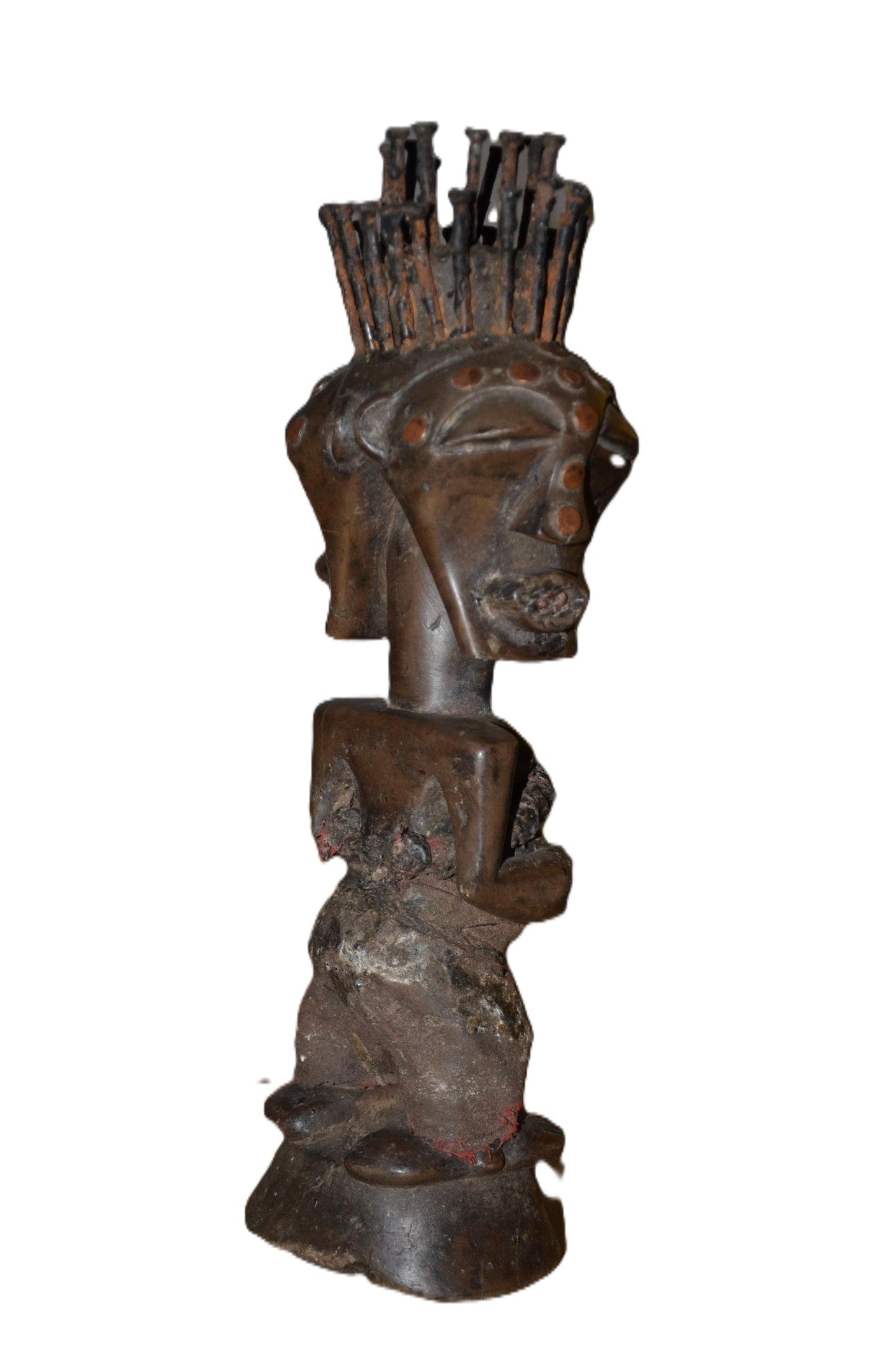 Authentic Songye Nkishi | Power Statue | Congolese Tribal Fetish Art