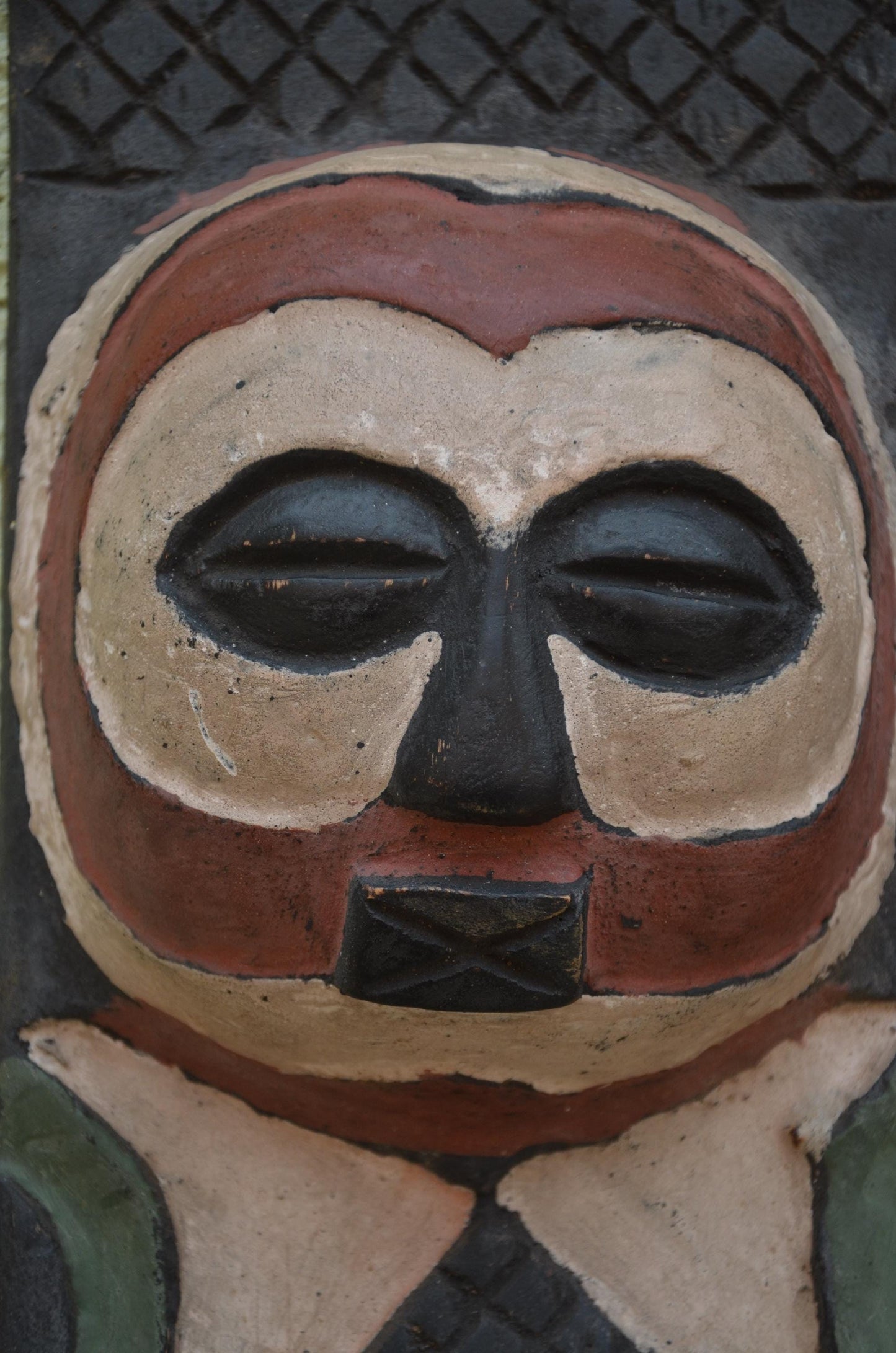 Authentic African Multi-Mask Wall Panel | Tribal Totem Art