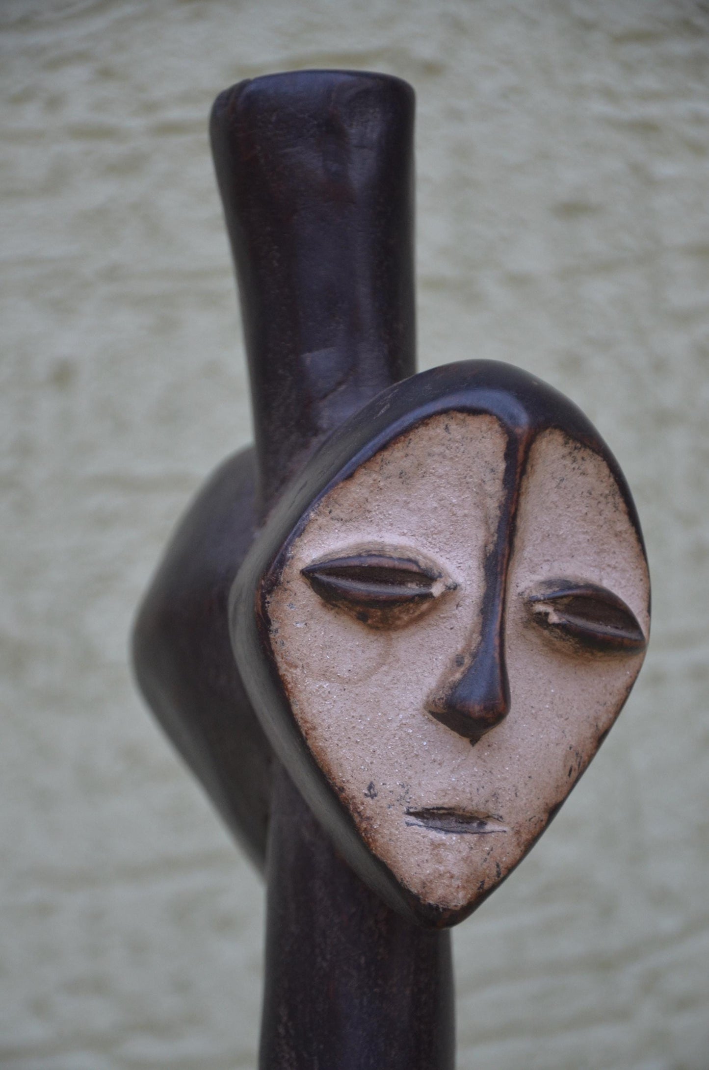 Lega Multi-Headed Wooden Figure | DRC Ethnographic Art