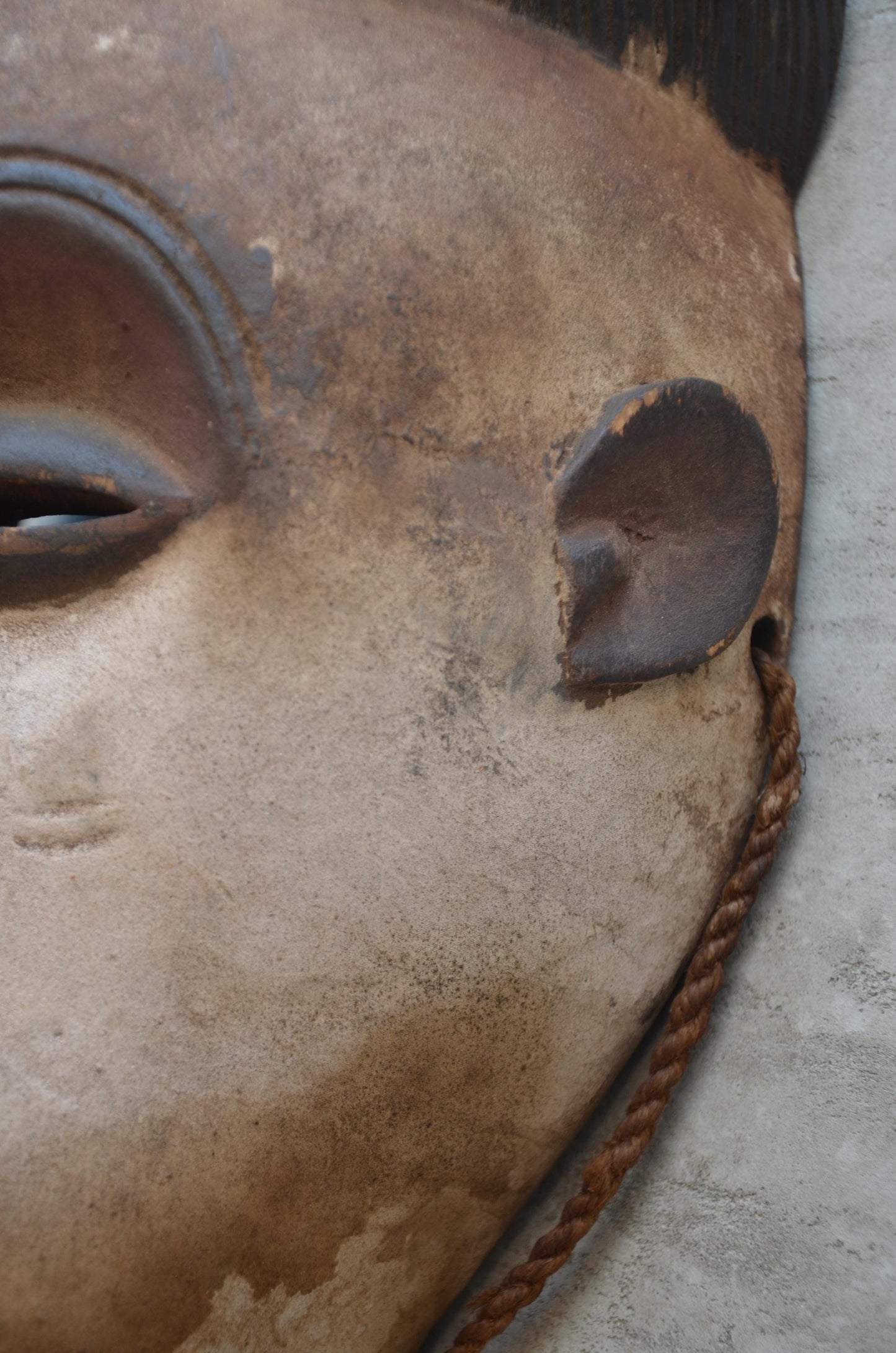 Luba Mask – 12" Hand-Carved Wood Wall Art – Congo Tribal Home Decor