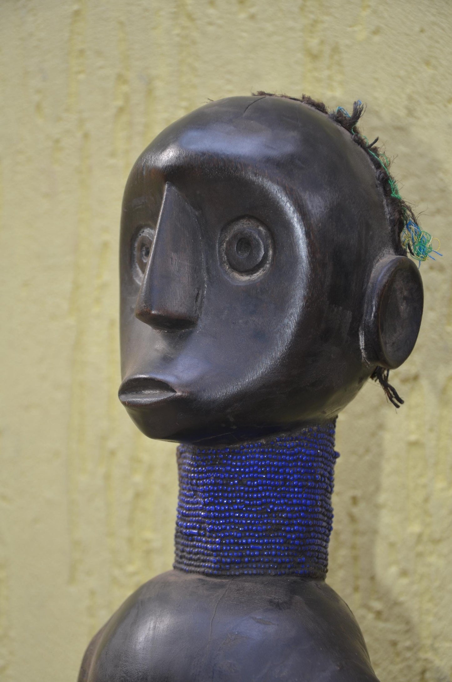 Namji Fertility Dolls – 30" Hand-Carved Beaded Dowayo Figures – Cameroon Art.