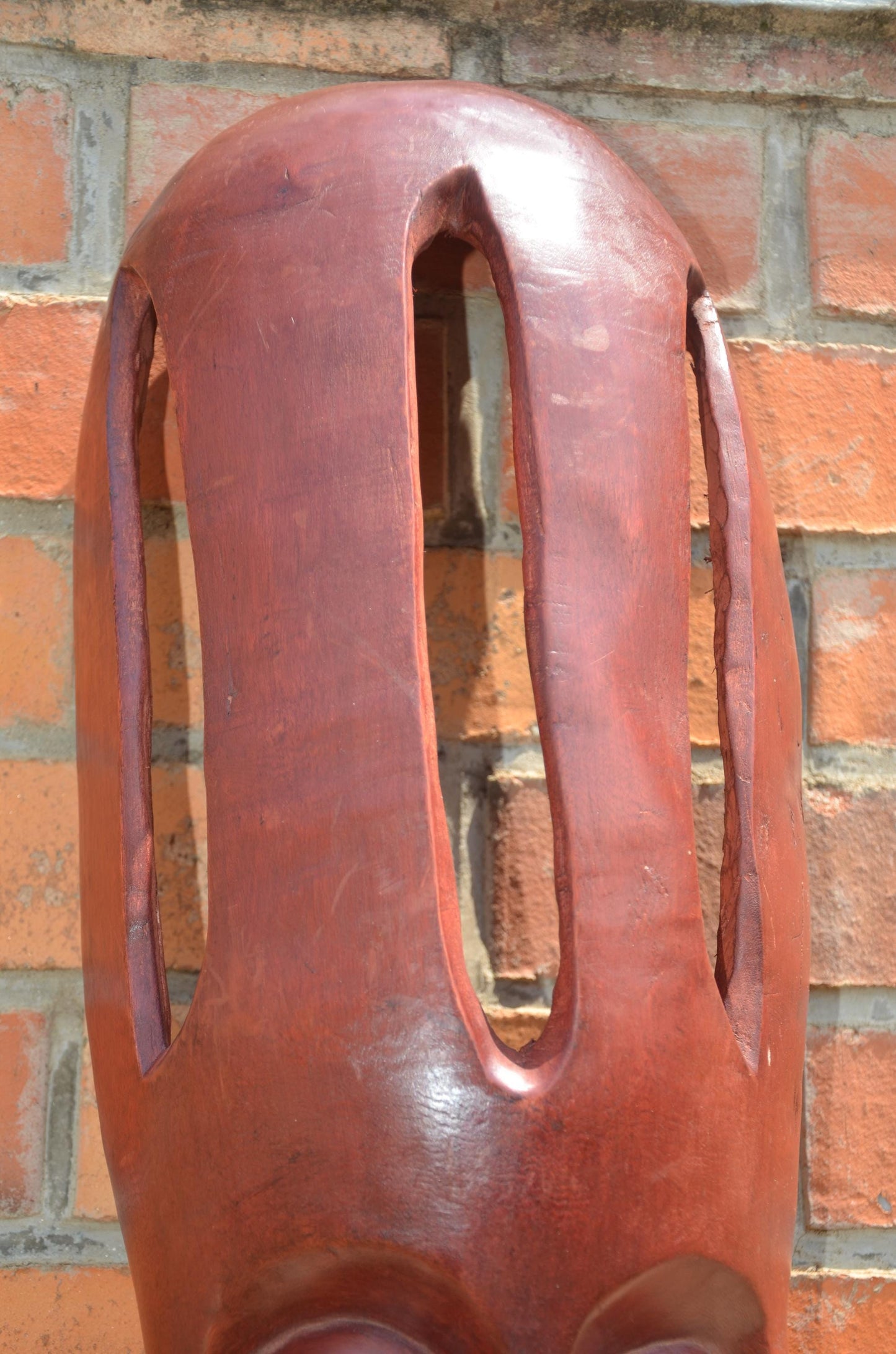 Authentic Large Rwandan Decorative Wall Mask | East African Art