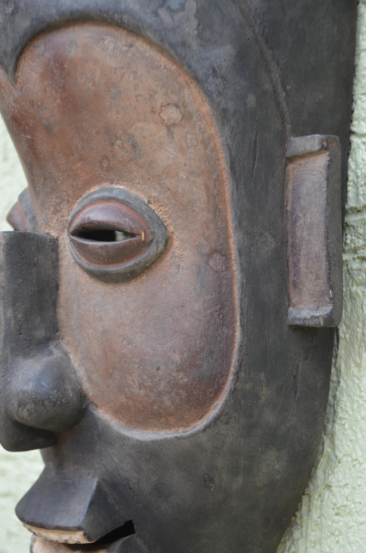 Senufo Kpeliye'e Mask | Hand-Carved African Tribal Wall Art, Ivory Coast Heritage