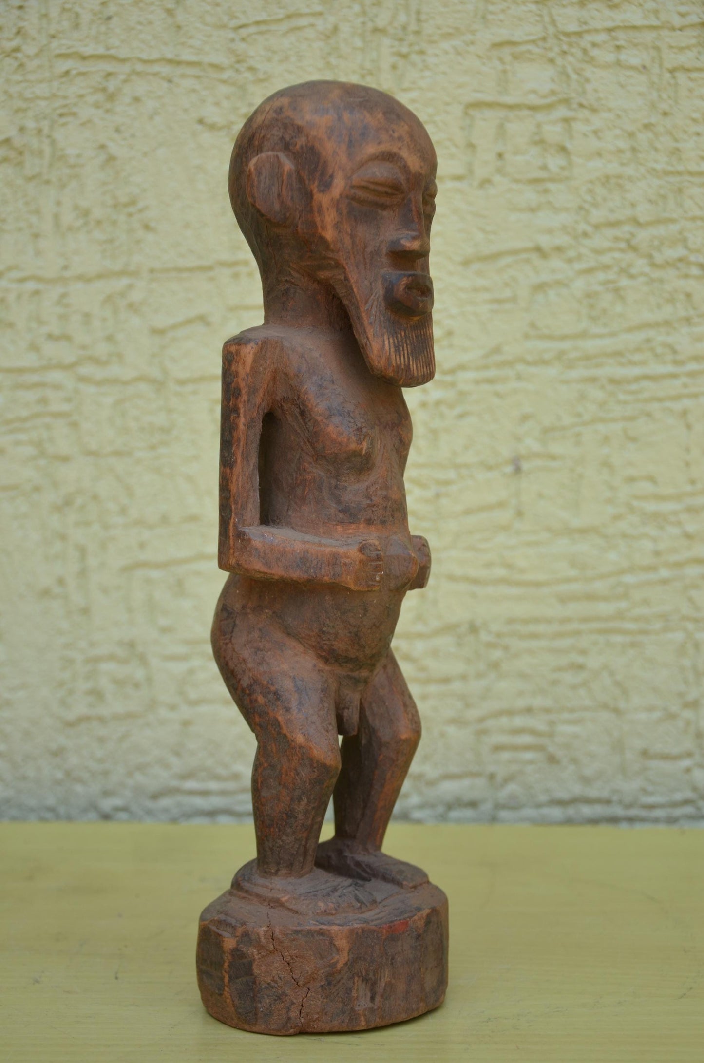 Authentic Hemba Luba Male Ancestor Figure | Congolese Art