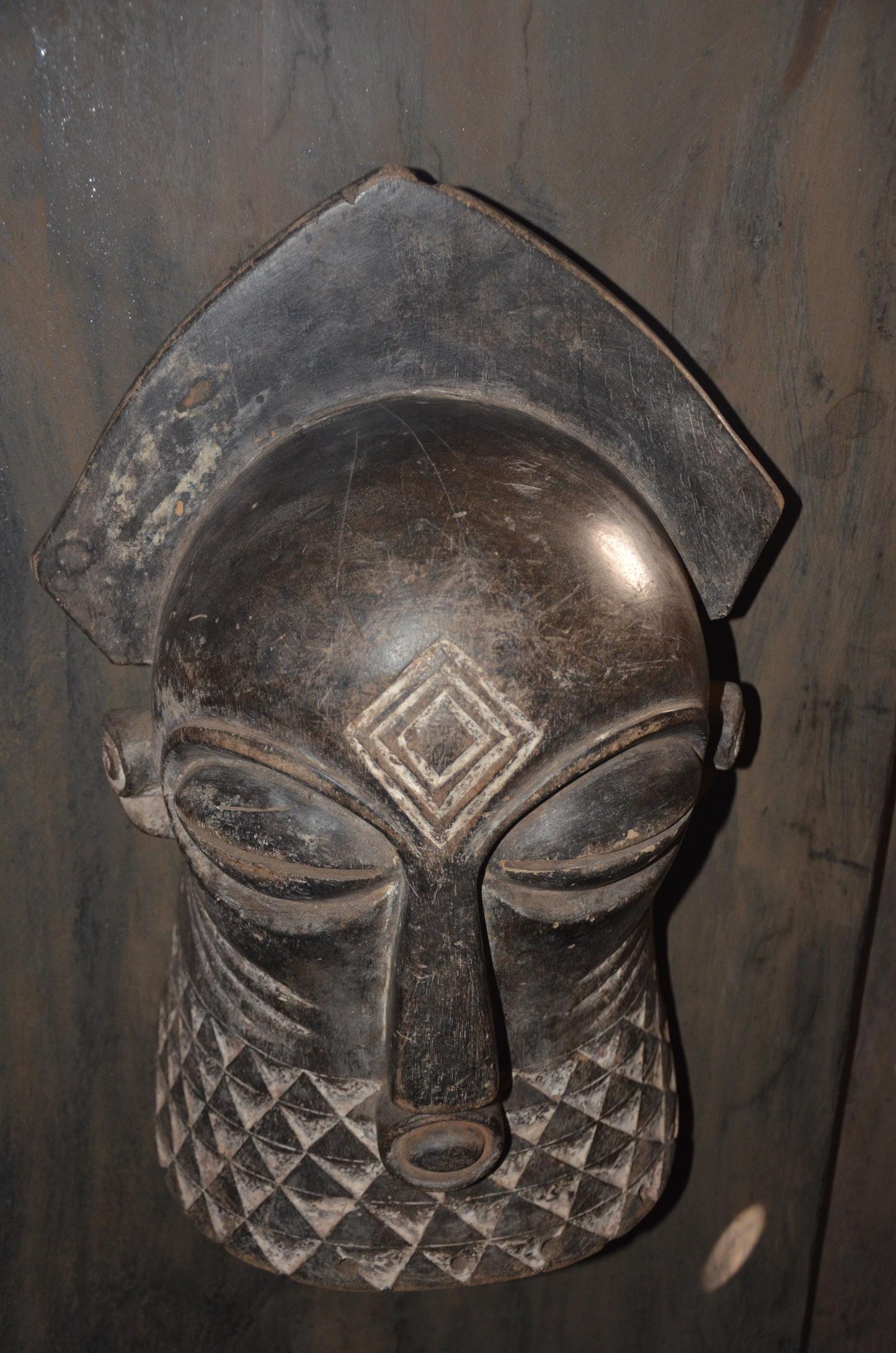 Authentic Luba Songye Mask | Kikashi Female Spirit | Tribal African Art