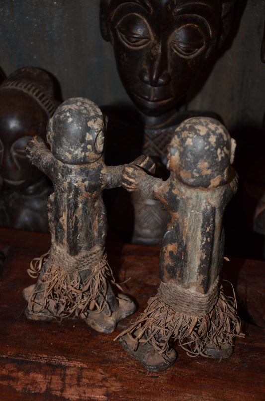 Authentic Namji Fertility Doll | Cameroon Tribal Art | Hand-Carved Wood