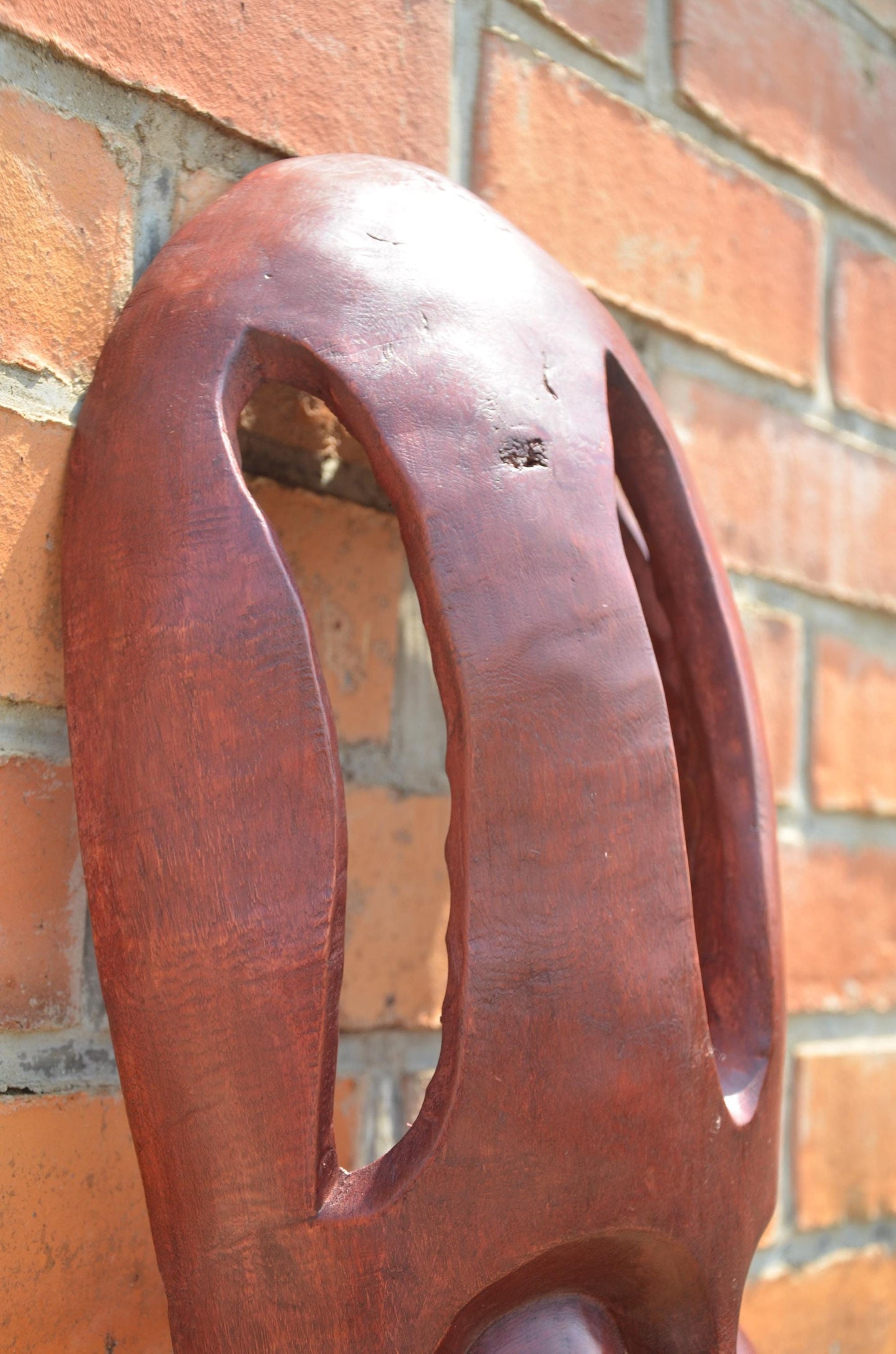 Authentic Large Rwandan Decorative Wall Mask | East African Art
