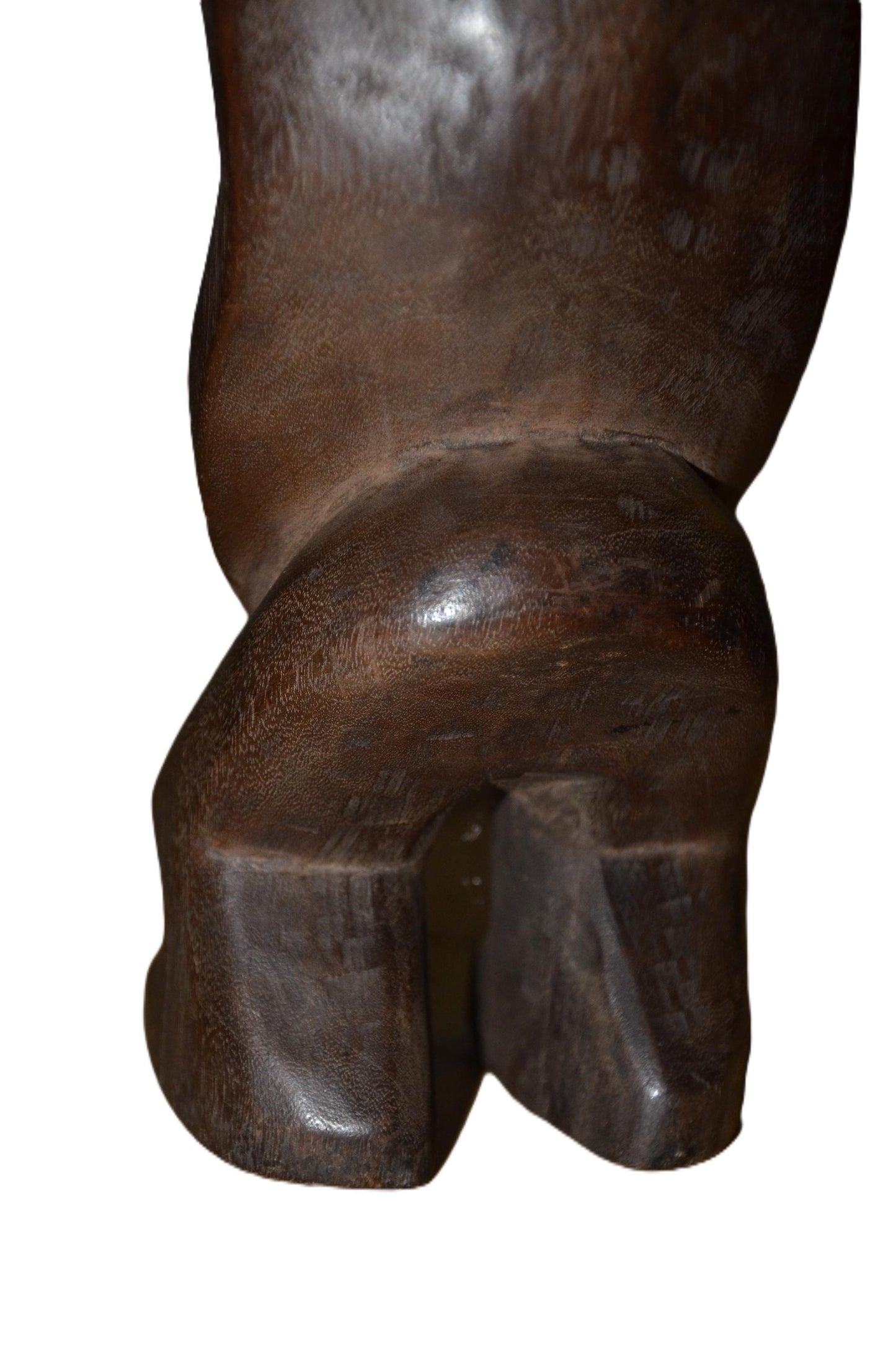 Authentic Lega Statue – Hand-Carved Wood Figure – Congo Bwami Society Art