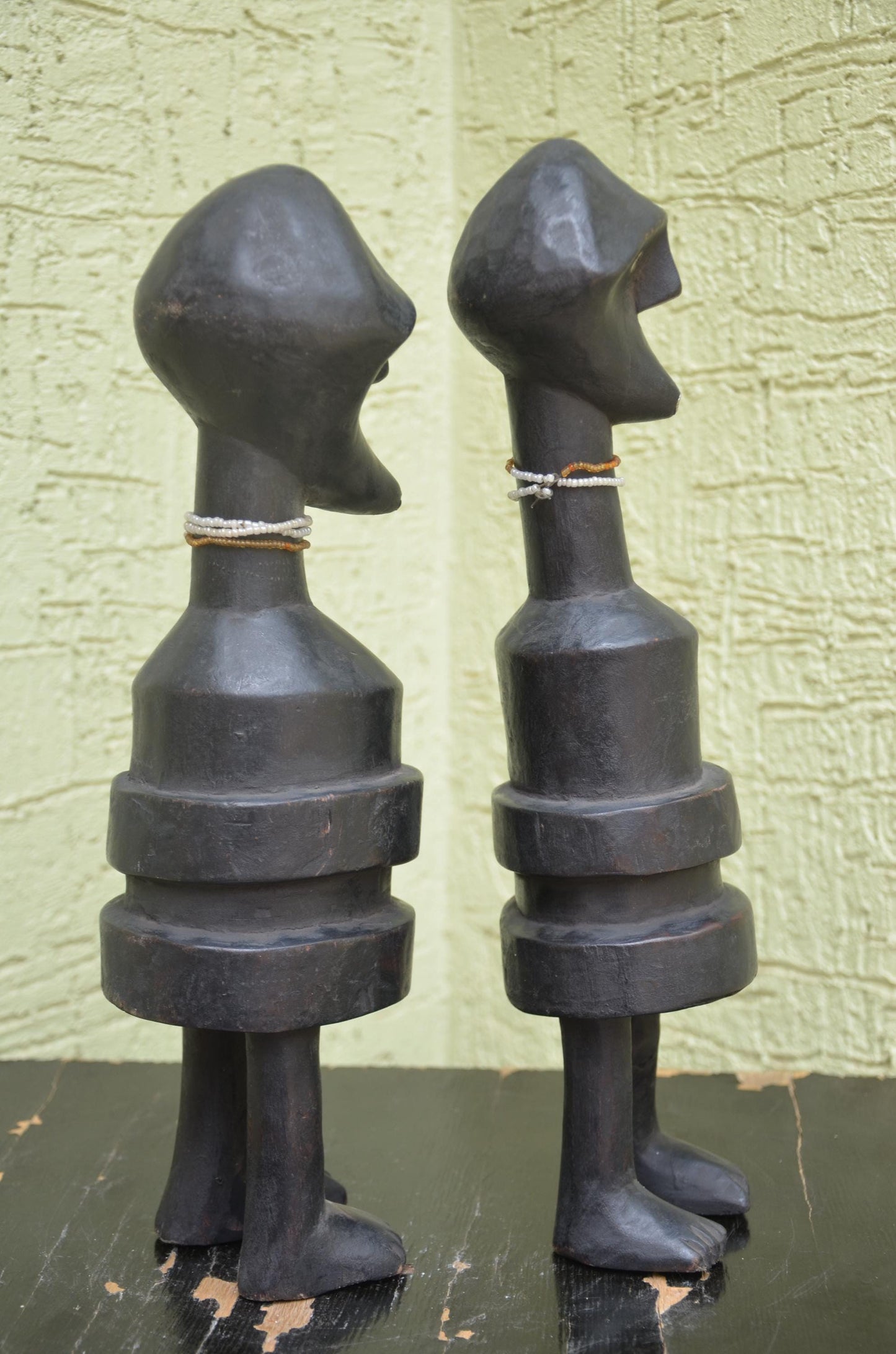 Authentic Zaramo-Style Stylized Ancestral Figures | Tanzanian Art