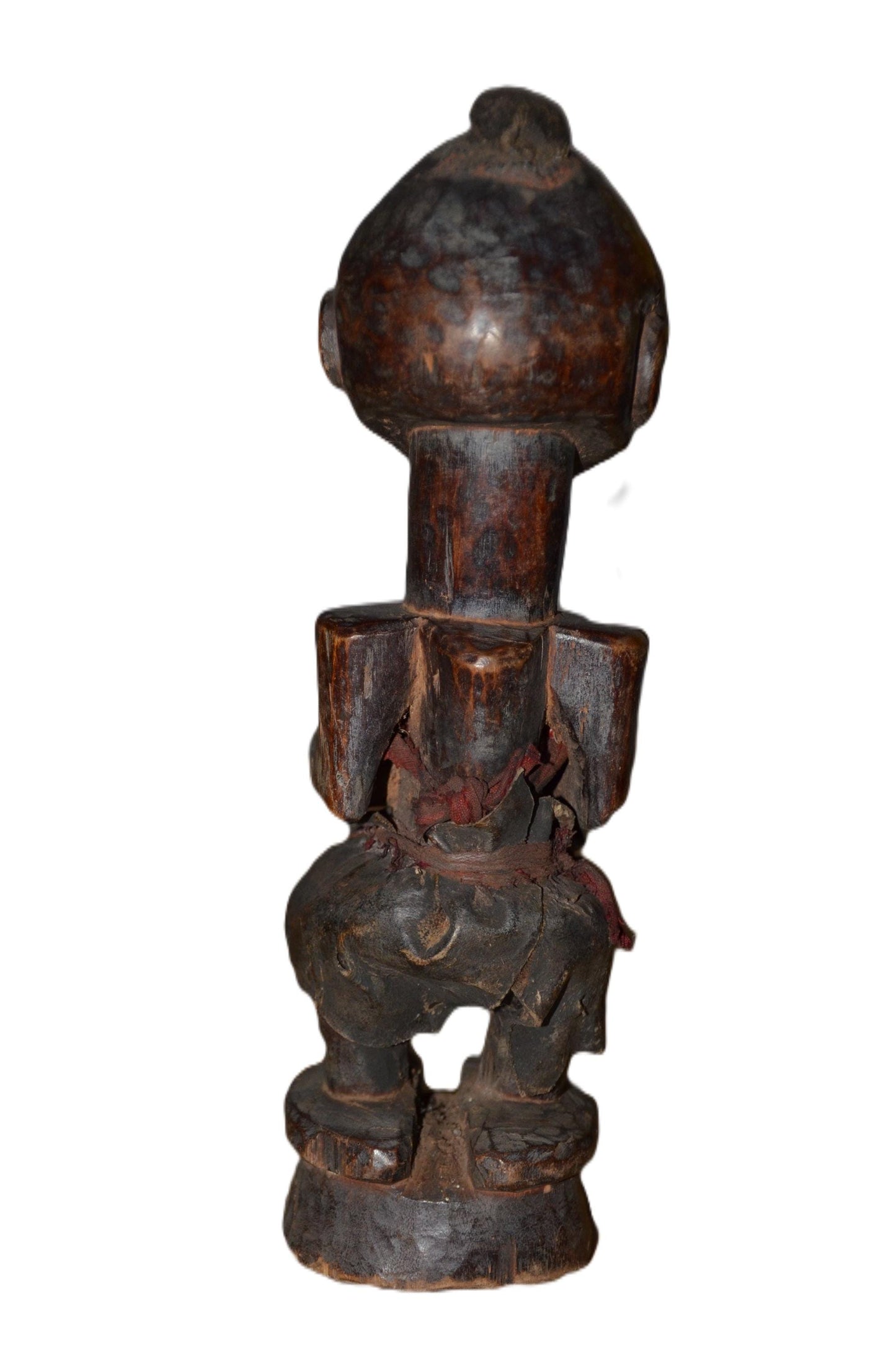Authentic Suku Statue | Congolese Tribal Art | Hand-Carved Wood Sculpture