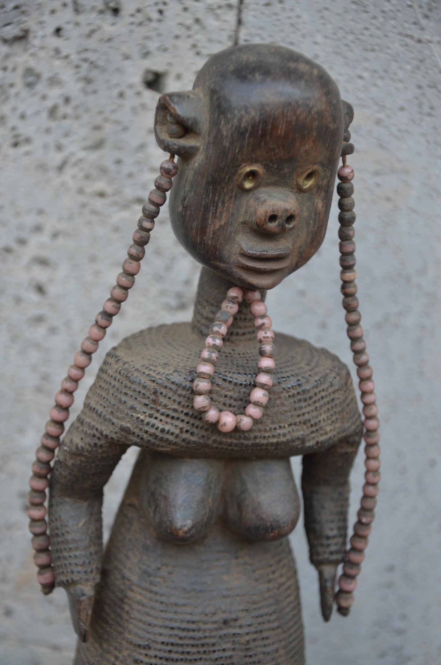 Authentic Namji Fertility Doll | Cameroonian Tribal Art | Ritual Object